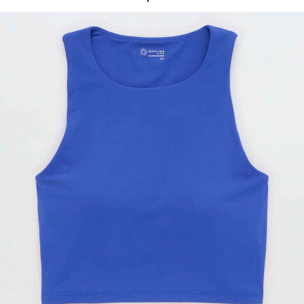 OFFLINE By Aerie Real Me Xtra High Neck Sports Bra